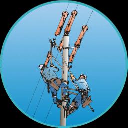E.E. Electric, Inc. is a family-owned electrical contractor specializing in power line construction since 1976.