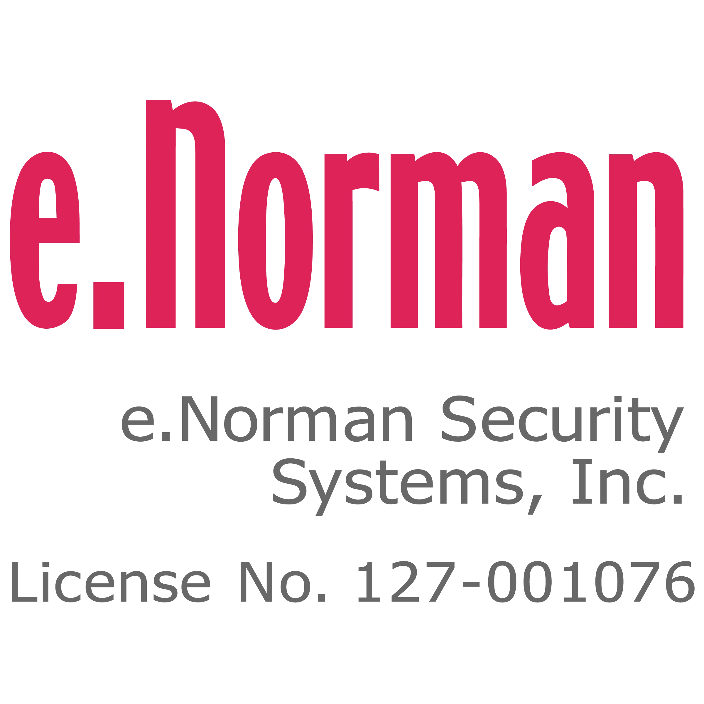 E.NORMAN SECURITY SYSTEMS, INC.